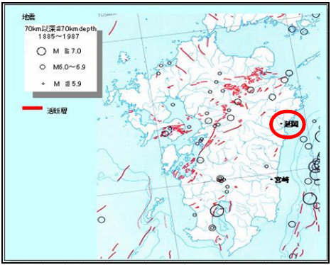 活断層マップ
